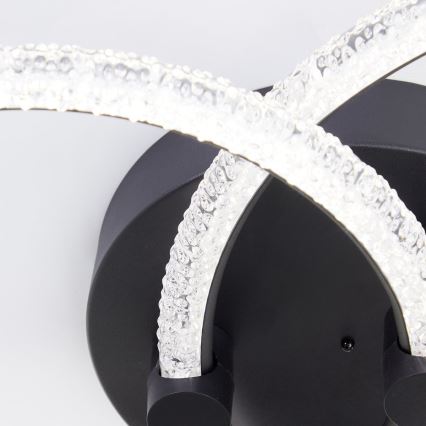 Brilliant - Plafonnier LED dimmable AYDIN LED/34W/230V 3000-6500K noir + télécommande
