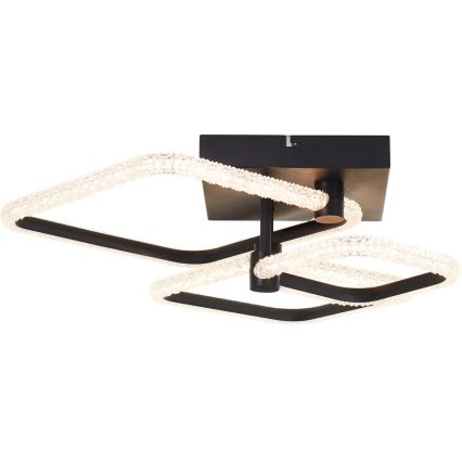 Brilliant - Plafonnier LED dimmable AYDIN LED/30W/230V 3000-6500K noir + télécommande