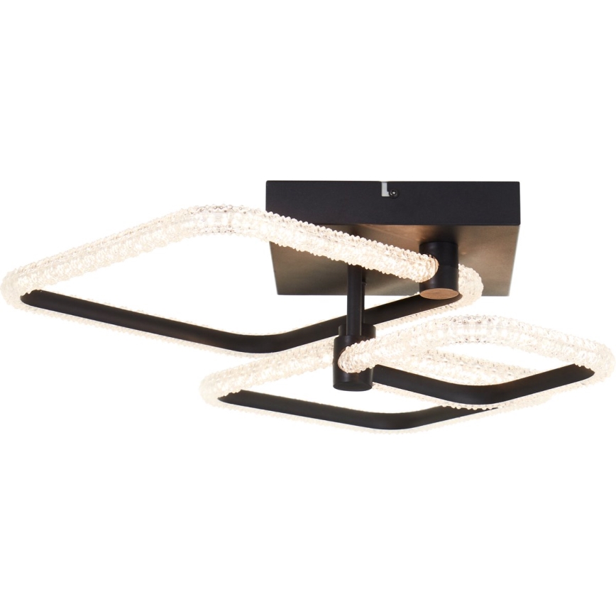 Brilliant - Plafonnier LED dimmable AYDIN LED/30W/230V 3000-6500K noir + télécommande