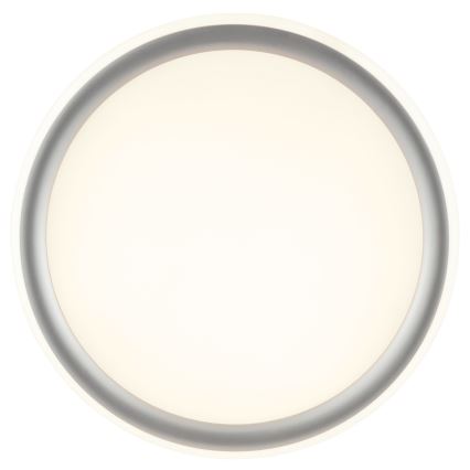 Brilliant - Plafonnier LED dimmable CARLOZ LED/16W/230V Ø 30 cm blanc/ gris