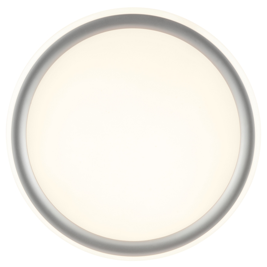 Brilliant - Plafonnier LED dimmable CARLOZ LED/16W/230V Ø 30 cm blanc/ gris