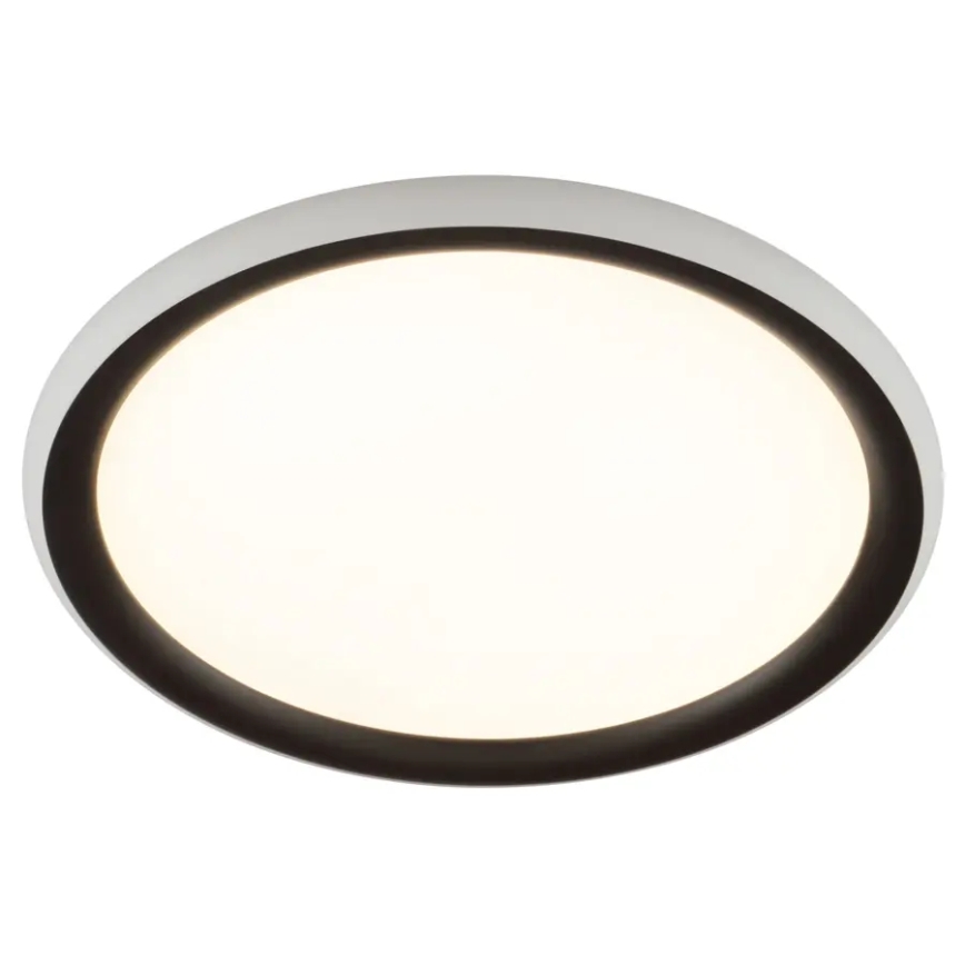 Brilliant - Plafonnier LED dimmable CARLOZ LED/16W/230V Ø 30 cm blanc/noir