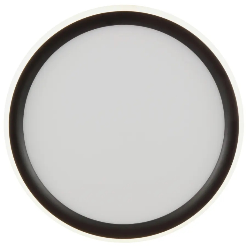 Brilliant - Plafonnier LED dimmable CARLOZ LED/16W/230V Ø 30 cm blanc/noir