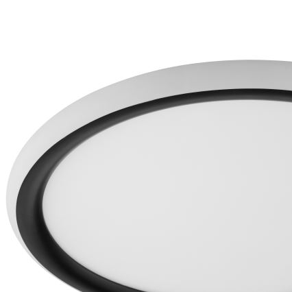 Brilliant - Plafonnier LED dimmable CARLOZ LED/16W/230V Ø 30 cm blanc/noir