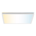 Brilliant - Plafonnier LED dimmable LUMARO LED/18W/230V 3000-6500K 29,3x29,3 cm blanc + télécommande