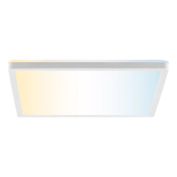 Brilliant - Plafonnier LED dimmable LUMARO LED/18W/230V 3000-6500K 29,3x29,3 cm blanc + télécommande