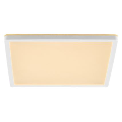 Brilliant - Plafonnier LED dimmable LUMARO LED/18W/230V 3000-6500K 29,3x29,3 cm blanc + télécommande