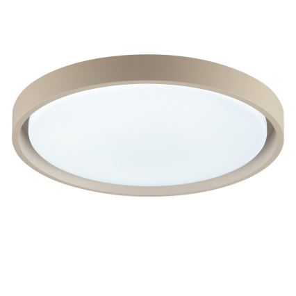 Brilliant - Plafonnier LED dimmable SANOZ LED/24W/230V 3000-6500K Ø 41 cm beige + télécommande
