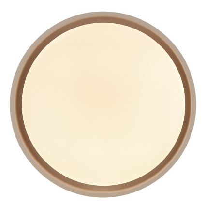 Brilliant - Plafonnier LED dimmable SANOZ LED/24W/230V 3000-6500K Ø 41 cm beige + télécommande