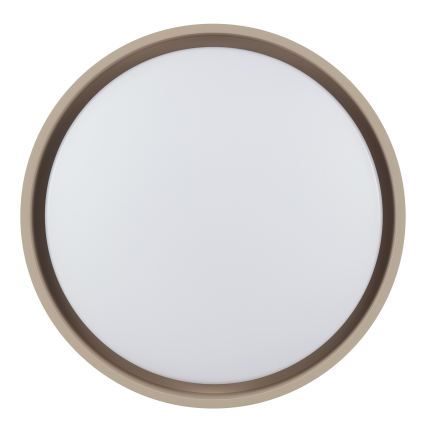 Brilliant - Plafonnier LED dimmable SANOZ LED/24W/230V 3000-6500K Ø 41 cm beige + télécommande