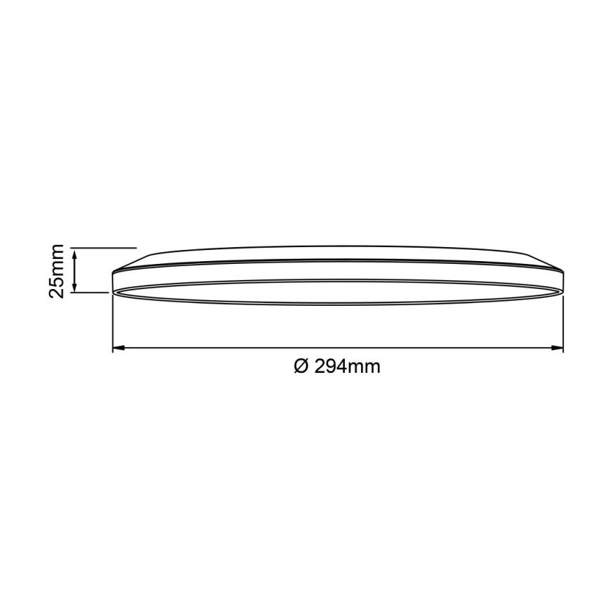Brilliant - Plafonnier LED dimmable SORELL LED/18W/230V 3000-6500K Ø 29 cm noir + télécommande