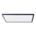 Brilliant - Plafonnier LED dimmable SORELL LED/24/230V 3000-6500K 42x42 cm noir + télécommande