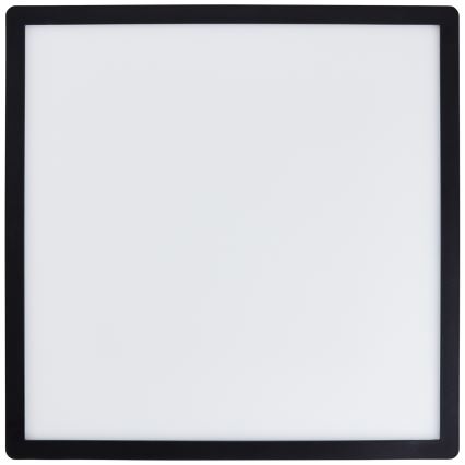 Brilliant - Plafonnier LED dimmable SORELL LED/24/230V 3000-6500K 42x42 cm noir + télécommande