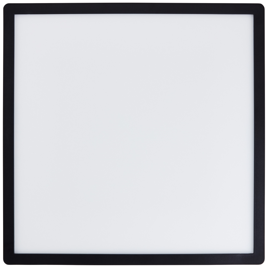 Brilliant - Plafonnier LED dimmable SORELL LED/24/230V 3000-6500K 42x42 cm noir + télécommande