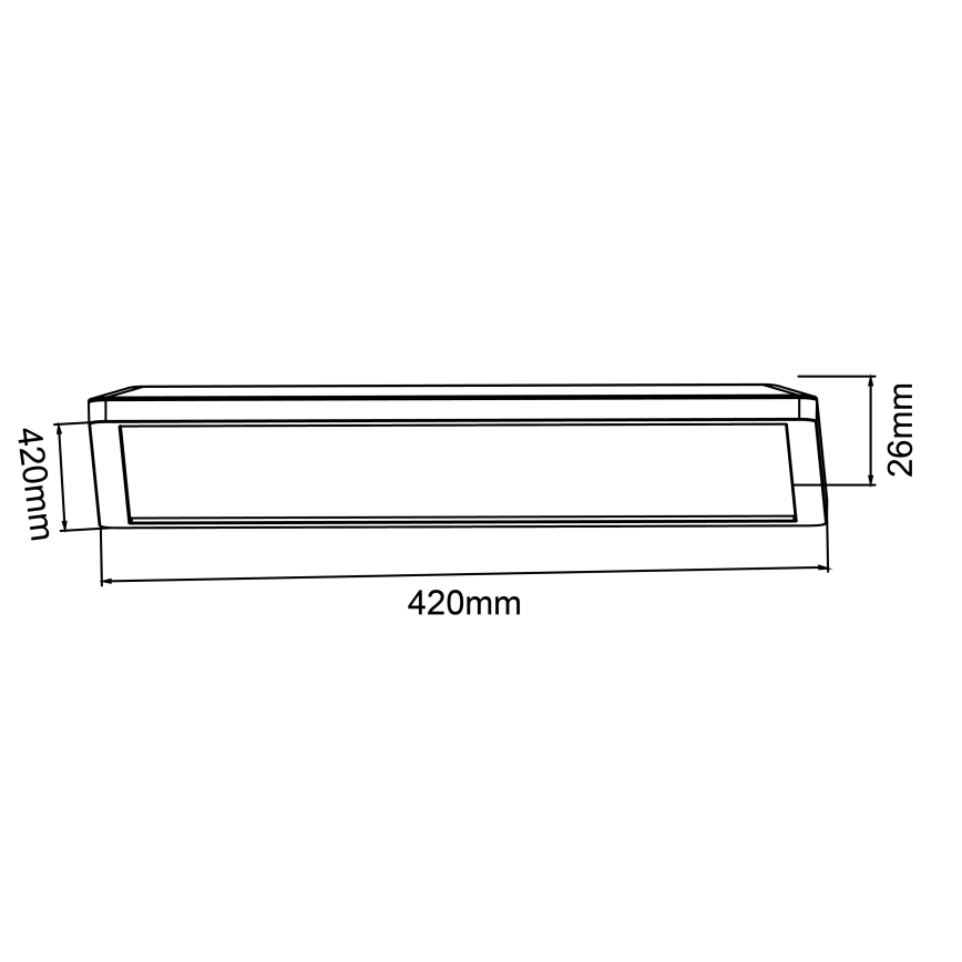 Brilliant - Plafonnier LED dimmable SORELL LED/24/230V 3000-6500K 42x42 cm noir + télécommande