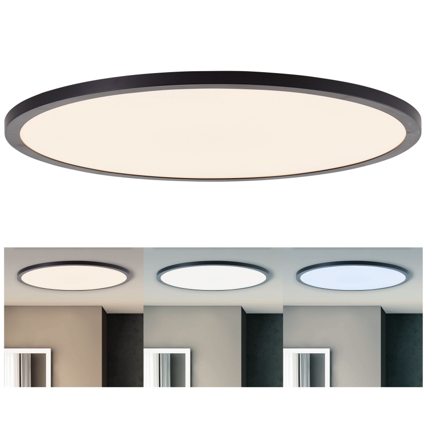 Brilliant - Luminaire de plafond LED dimmable TUCO LED/33W/230V 3000-6500K diam. 50 cm noir + télécommande