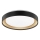 Brilliant - Plafonnier LED dimmable WALDO LED/24W/230V 3000-6500K Ø 38,5 cm noir/doré + télécommande