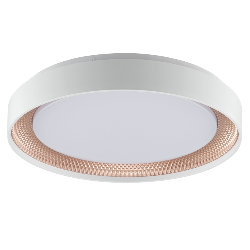 Brilliant - Plafonnier LED dimmable WALDO LED/24W/230V 3000-6500K Ø 38,5 cm blanc/or rose + télécommande