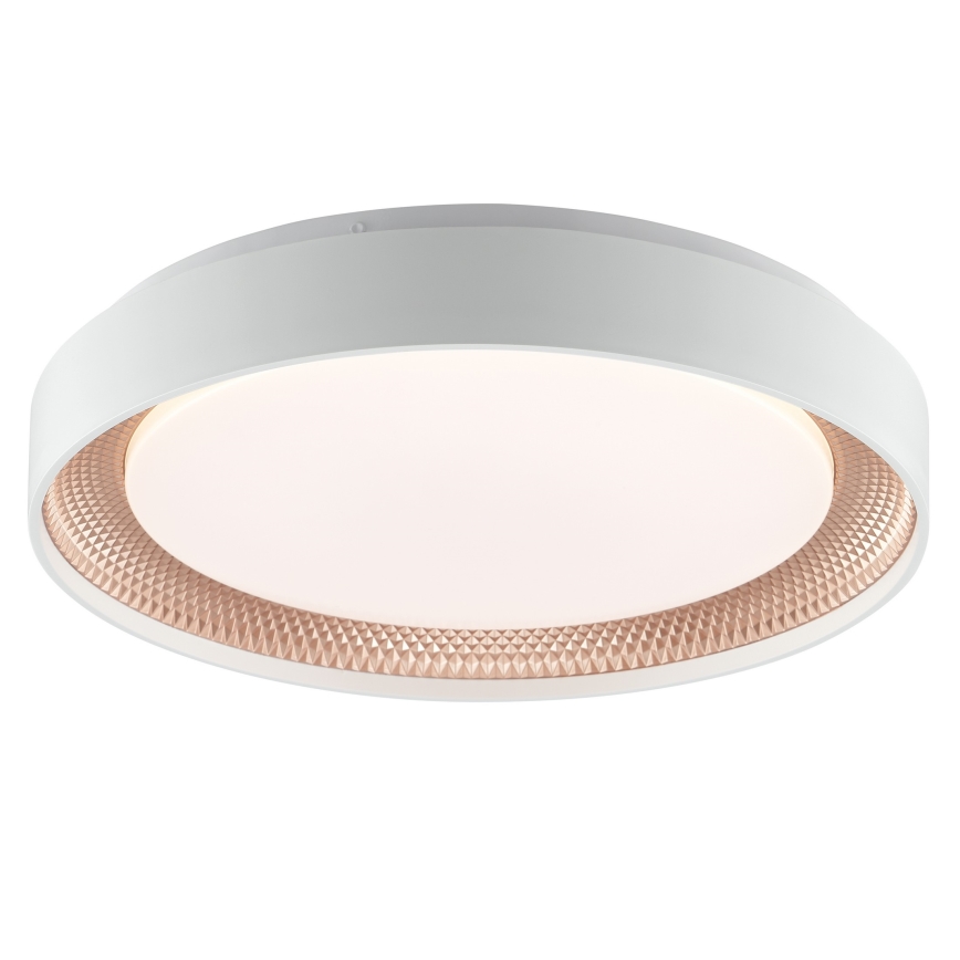 Brilliant - Plafonnier LED dimmable WALDO LED/24W/230V 3000-6500K Ø 38,5 cm blanc/or rose + télécommande