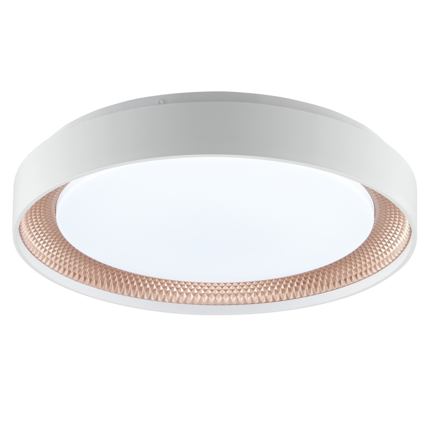 Brilliant - Plafonnier LED dimmable WALDO LED/24W/230V 3000-6500K Ø 38,5 cm blanc/or rose + télécommande