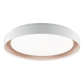 Brilliant - Plafonnier LED dimmable WALDO LED/36W/230V 3000-6500K Ø 48,5 cm blanc/or rose + télécommande