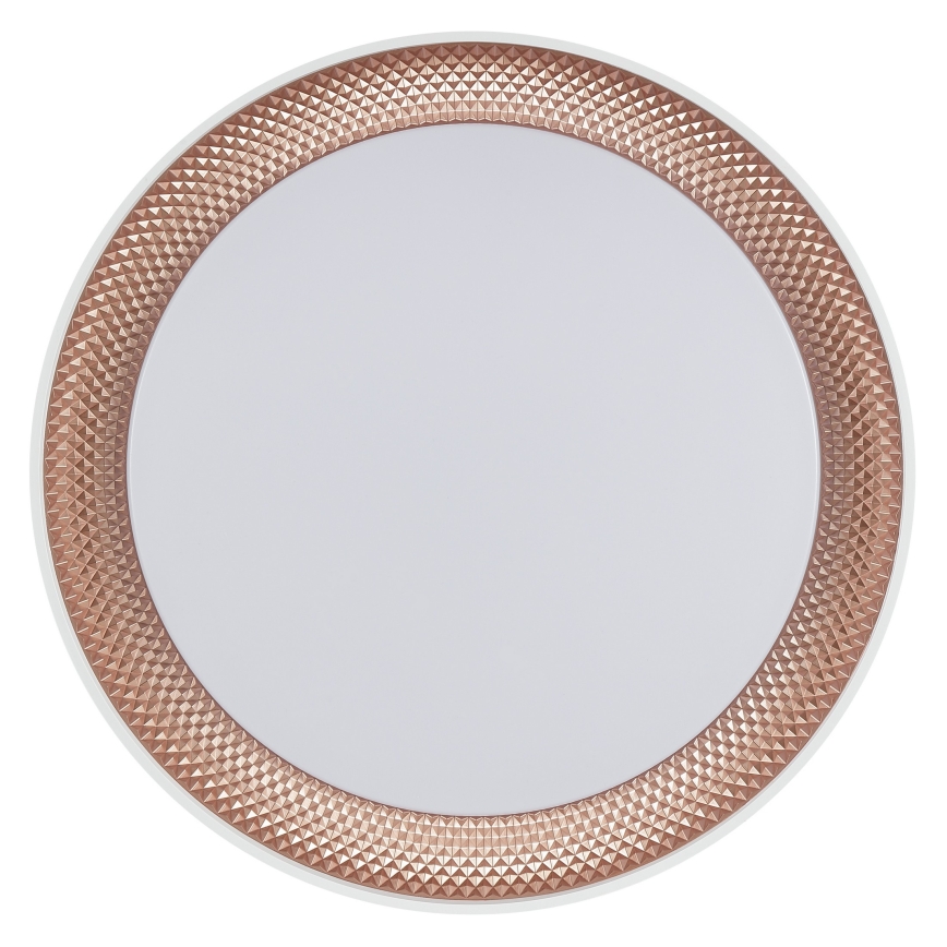 Brilliant - Plafonnier LED dimmable WALDO LED/36W/230V 3000-6500K Ø 48,5 cm blanc/or rose + télécommande