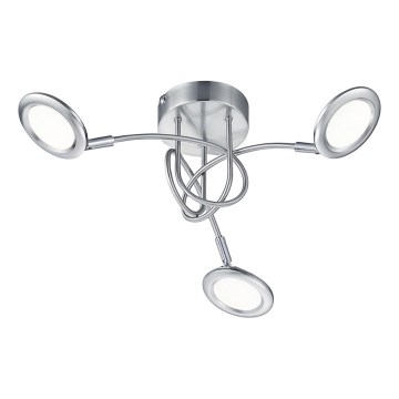 Brilliant - Plafonnier LED en applique SESSION 3xLED/3,1W/230V 3000/4000/6500K chrome mat