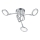 Brilliant - Plafonnier LED en applique SESSION 3xLED/3,1W/230V 3000/4000/6500K chrome mat