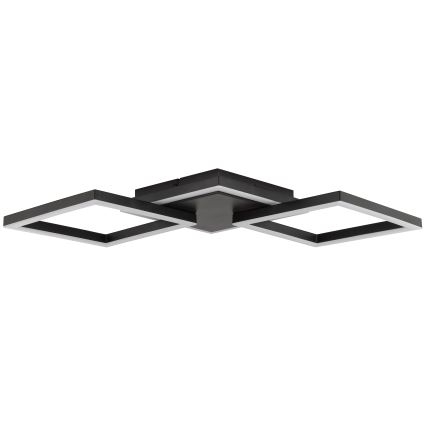 Brilliant - Plafonnier LED JORVIC LED/21W/230V 28x61,5 cm noir