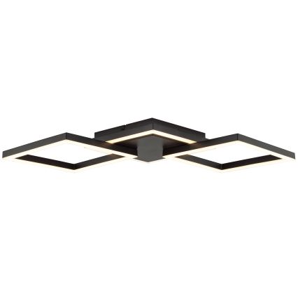 Brilliant - Plafonnier LED JORVIC LED/21W/230V 28x61,5 cm noir