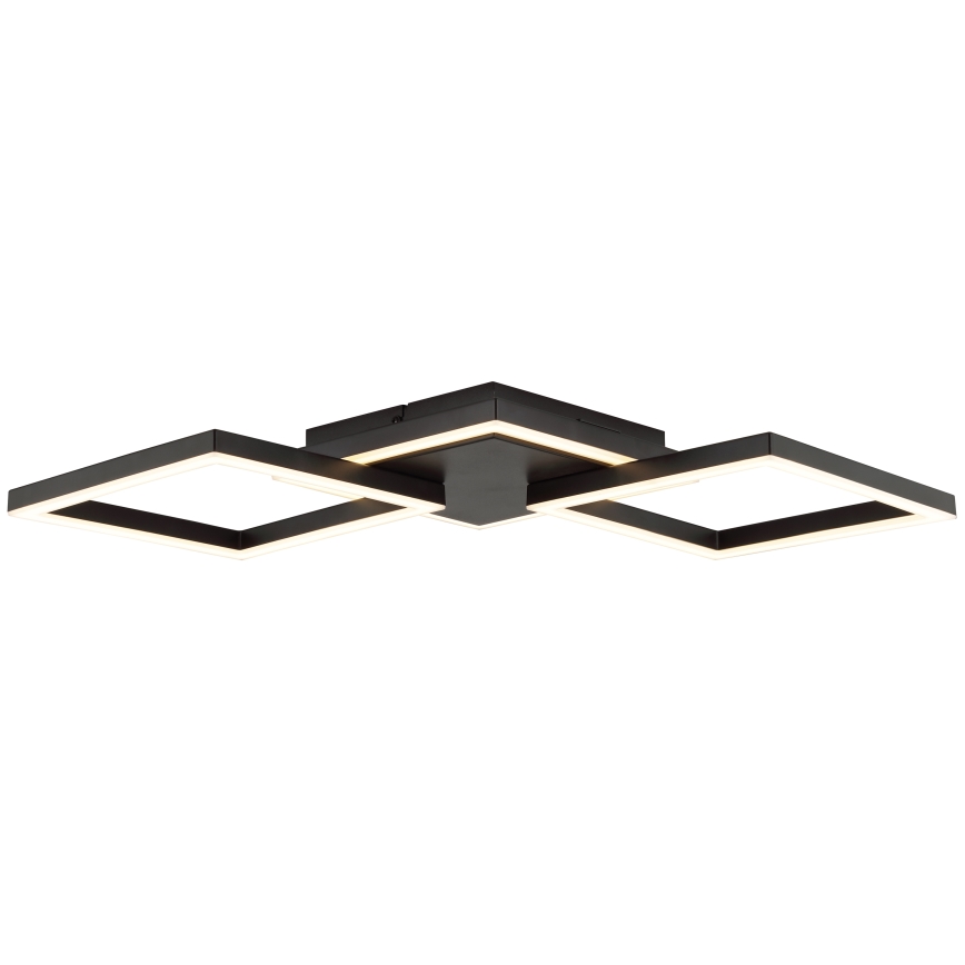 Brilliant - Plafonnier LED JORVIC LED/21W/230V 28x61,5 cm noir