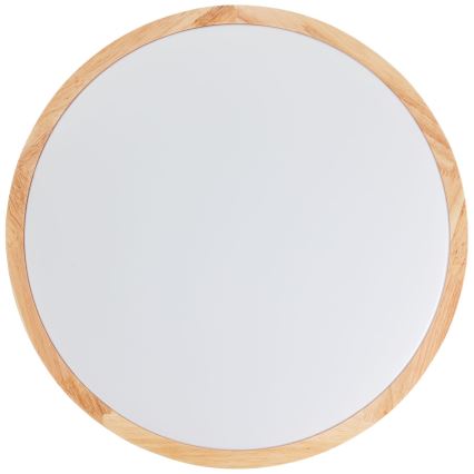 Brilliant - Plafonnier LED LASKOS LED 22 W / 230 V Ø 38 cm, bois d'hévéa