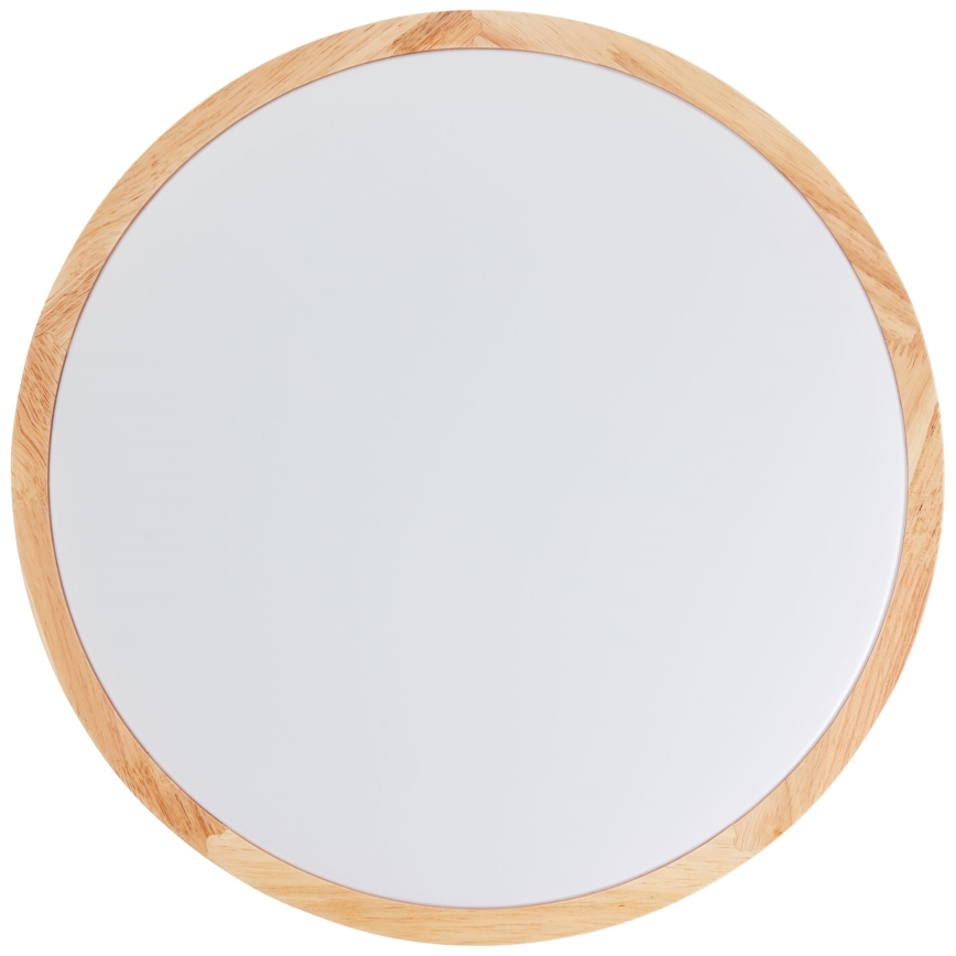 Brilliant - Plafonnier LED LASKOS LED 22 W / 230 V Ø 38 cm, bois d'hévéa