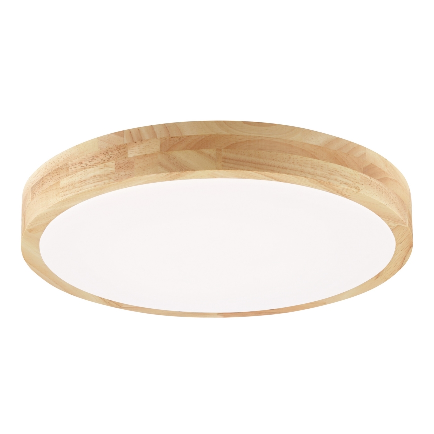 Brilliant - Plafonnier LED pour salle de bains MOREEN LED/18W/230V 2700/4000/6500K Ø 34 cm IP44 en hévéa