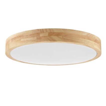 Brilliant - Plafonnier LED pour salle de bains MOREEN LED/18W/230V 2700/4000/6500K Ø 34 cm IP44 en hévéa