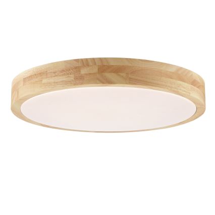 Brilliant - Plafonnier LED pour salle de bains MOREEN LED/18W/230V 2700/4000/6500K Ø 34 cm IP44 en hévéa