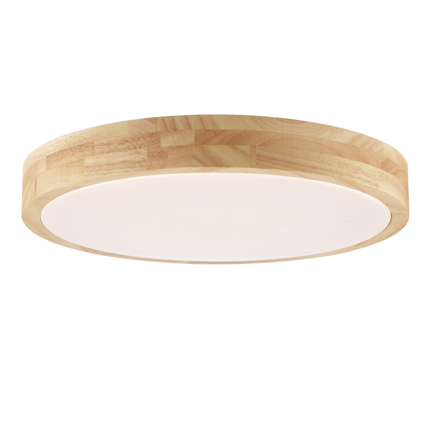 Brilliant - Plafonnier LED pour salle de bains MOREEN LED/18W/230V 2700/4000/6500K Ø 34 cm IP44 en hévéa