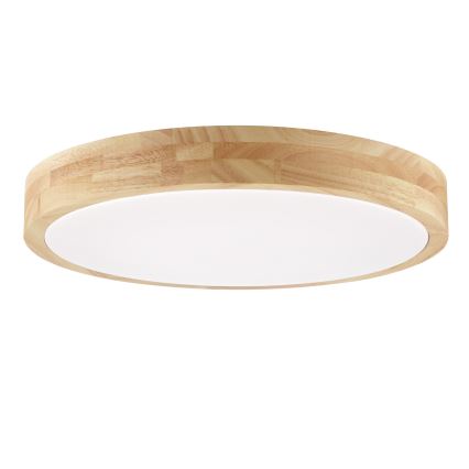 Brilliant - Plafonnier LED pour salle de bains MOREEN LED/18W/230V 2700/4000/6500K Ø 34 cm IP44 en hévéa