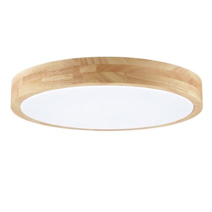 Brilliant - Plafonnier LED pour salle de bains MOREEN LED/18W/230V 2700/4000/6500K Ø 34 cm IP44 en hévéa