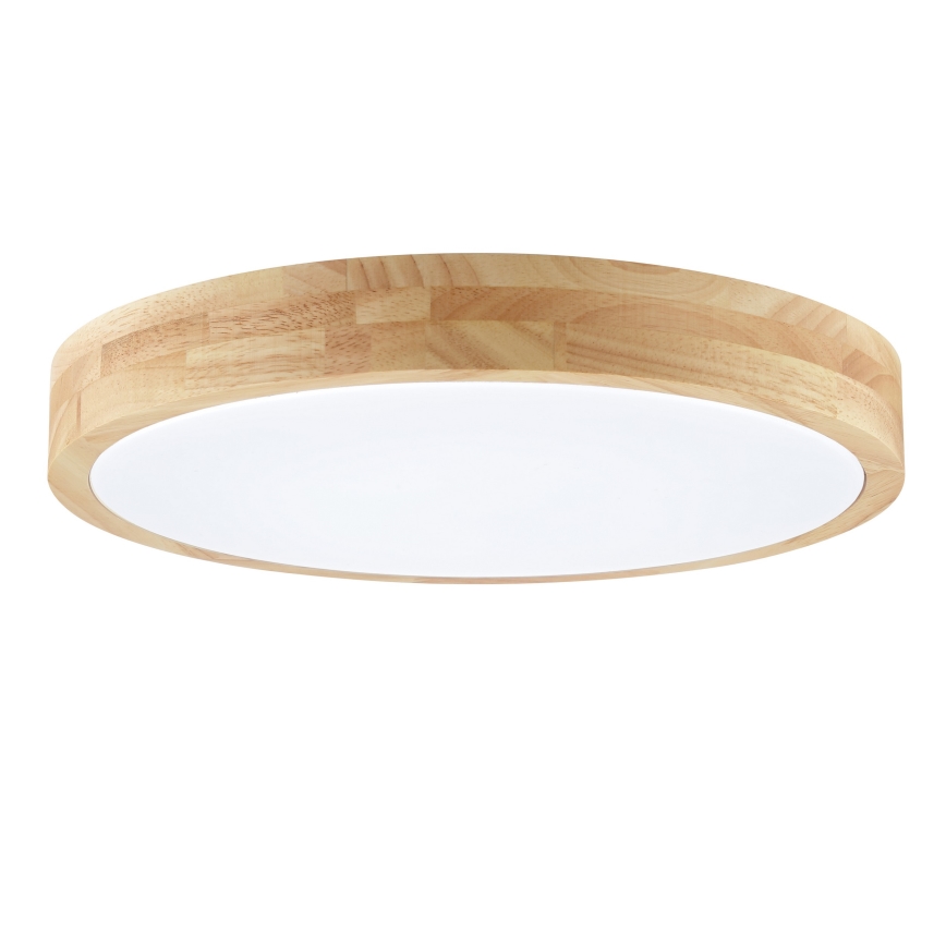 Brilliant - Plafonnier LED pour salle de bains MOREEN LED/18W/230V 2700/4000/6500K Ø 34 cm IP44 en hévéa