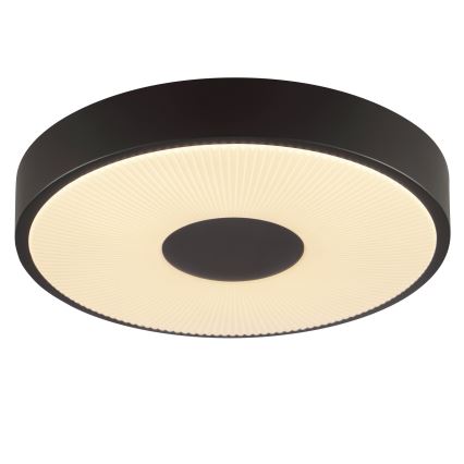 Brilliant - Plafonnier LED RAKIN LED/18W/230V Ø 33,5 cm noir