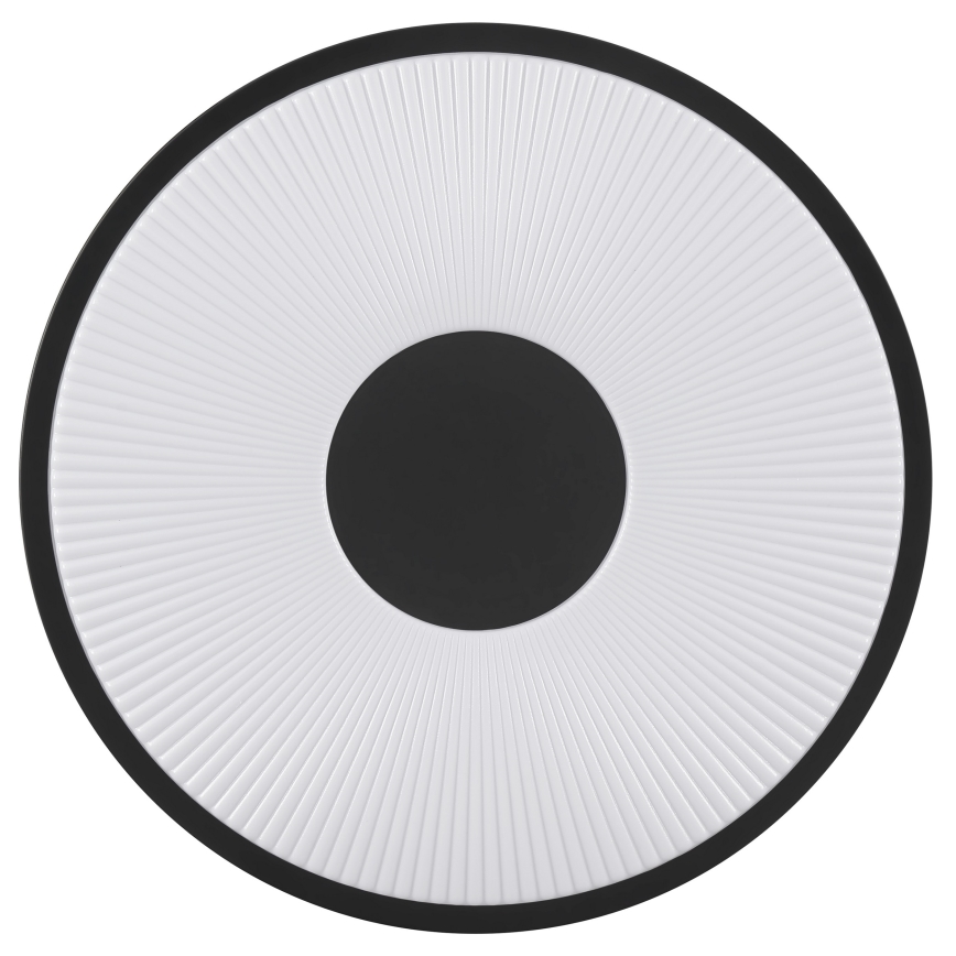 Brilliant - Plafonnier LED RAKIN LED/18W/230V Ø 33,5 cm noir