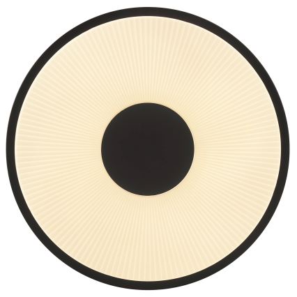 Brilliant - Plafonnier LED RAKIN LED/18W/230V Ø 33,5 cm noir