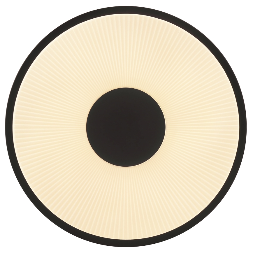 Brilliant - Plafonnier LED RAKIN LED/18W/230V Ø 33,5 cm noir