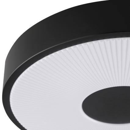Brilliant - Plafonnier LED RAKIN LED/18W/230V Ø 33,5 cm noir
