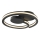 Brilliant - Plafonnier LED REVOLA LED/33W/230V 3000/4000/6500K Ø 40 cm noir