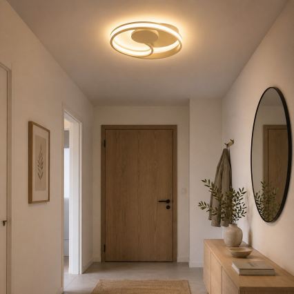 Brilliant - Plafonnier LED REVOLA LED/33W/230V 3000/4000/6500K diam. 40 cm beige