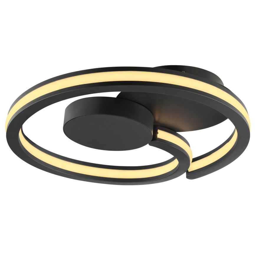 Brilliant - Plafonnier LED REVOLA LED/33W/230V 3000/4000/6500K Ø 40 cm noir