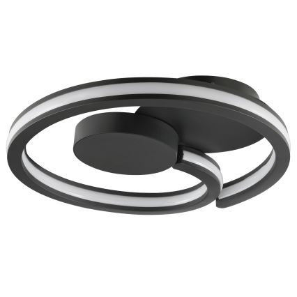 Brilliant - Plafonnier LED REVOLA LED/33W/230V 3000/4000/6500K Ø 40 cm noir