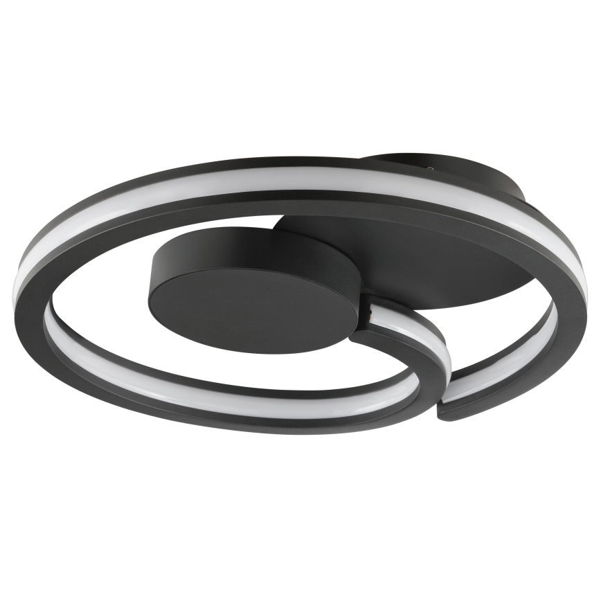 Brilliant - Plafonnier LED REVOLA LED/33W/230V 3000/4000/6500K Ø 40 cm noir